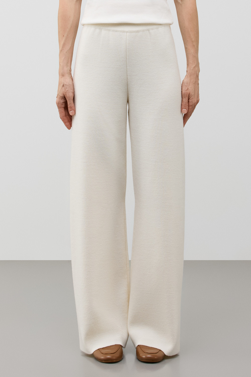 Брюки женские для мам, артикул: ЕВ 440/ш, цвет: бежевый, фото 4