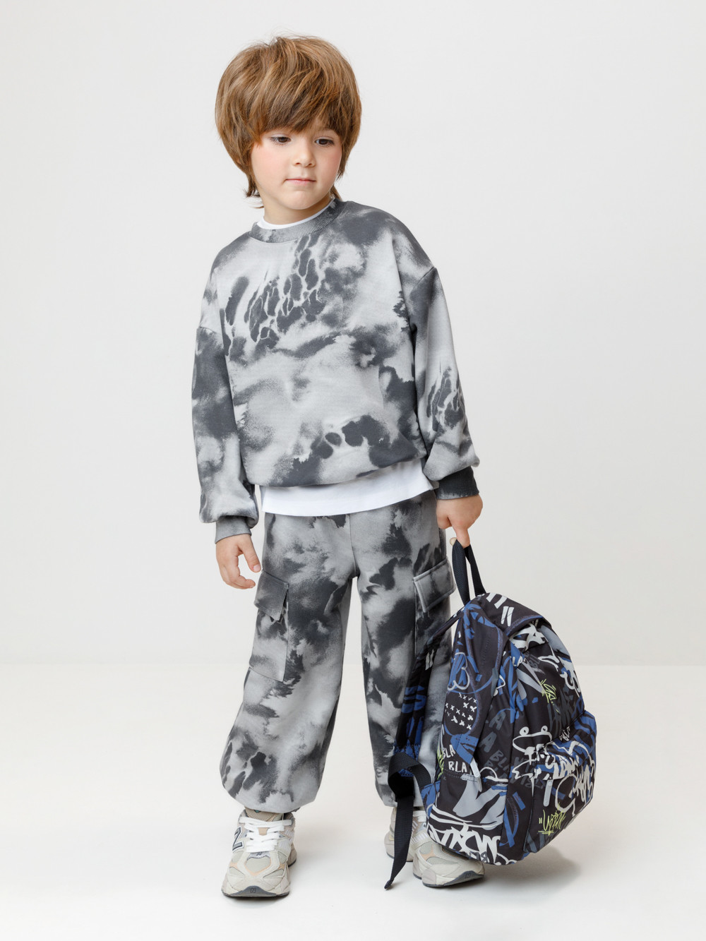 Свитшоты для мальчика, артикул: КР 302950, цвет: светло-серый5, фото 4