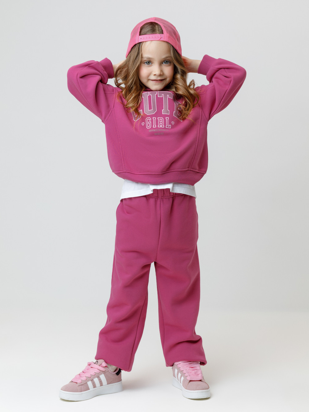 Худи для девочки, артикул: КР 302815, цвет: бордовый, фото 4