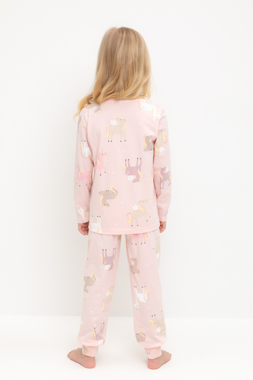 Пижама для девочки, артикул: К 1561, цвет: розовый, фото 4