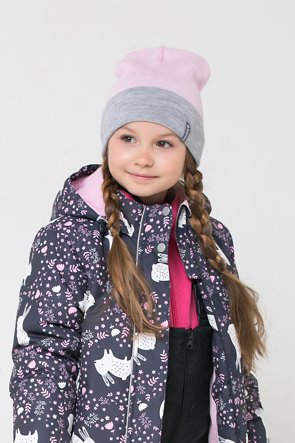 Шапка для девочки, артикул: КВ 20177/21ш, цвет: розовый, фото 4