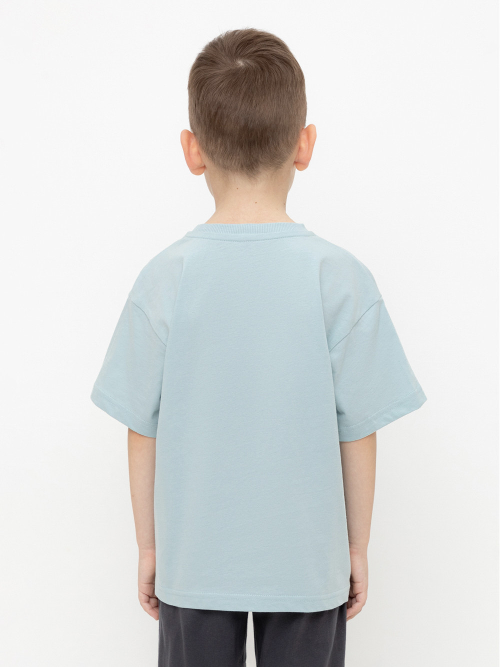 Футболка для мальчика, артикул: КР 302401, цвет: голубой, фото 4