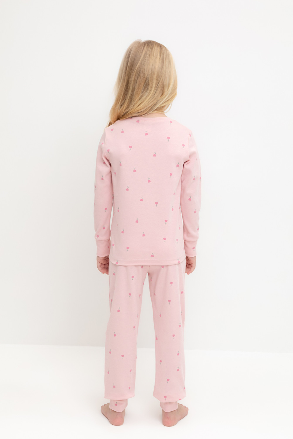 Пижама для девочки, артикул: К 1621, цвет: розовый, фото 4
