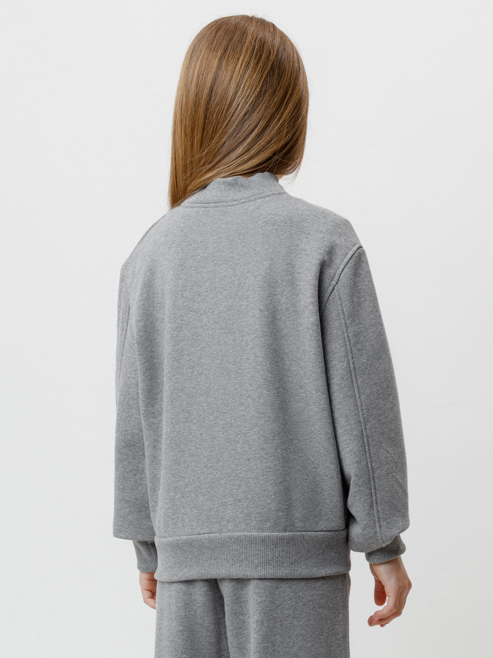 Жакет для девочки, артикул: КР 302836, цвет: серый, фото 4