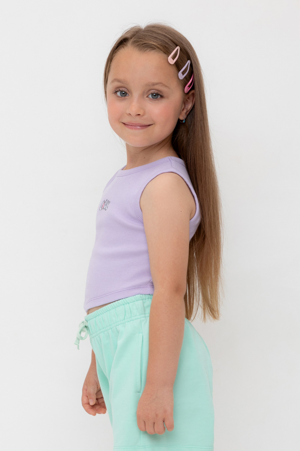 Футболка для девочки, артикул: КР 302694, цвет: фиолетовый, фото 4