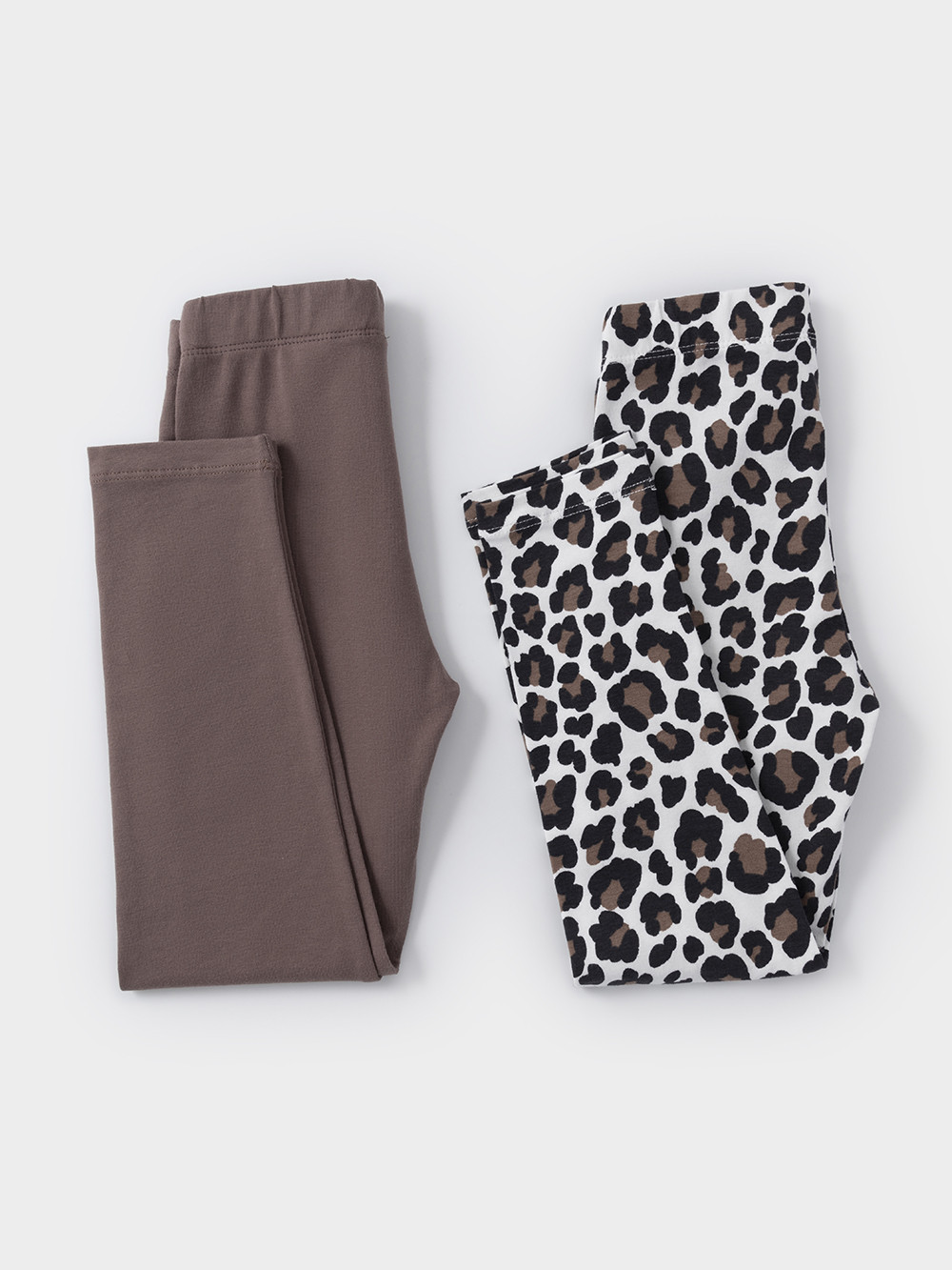 Лосины для девочки, артикул: МП 4074-2уп, цвет: кофейный, фото 4