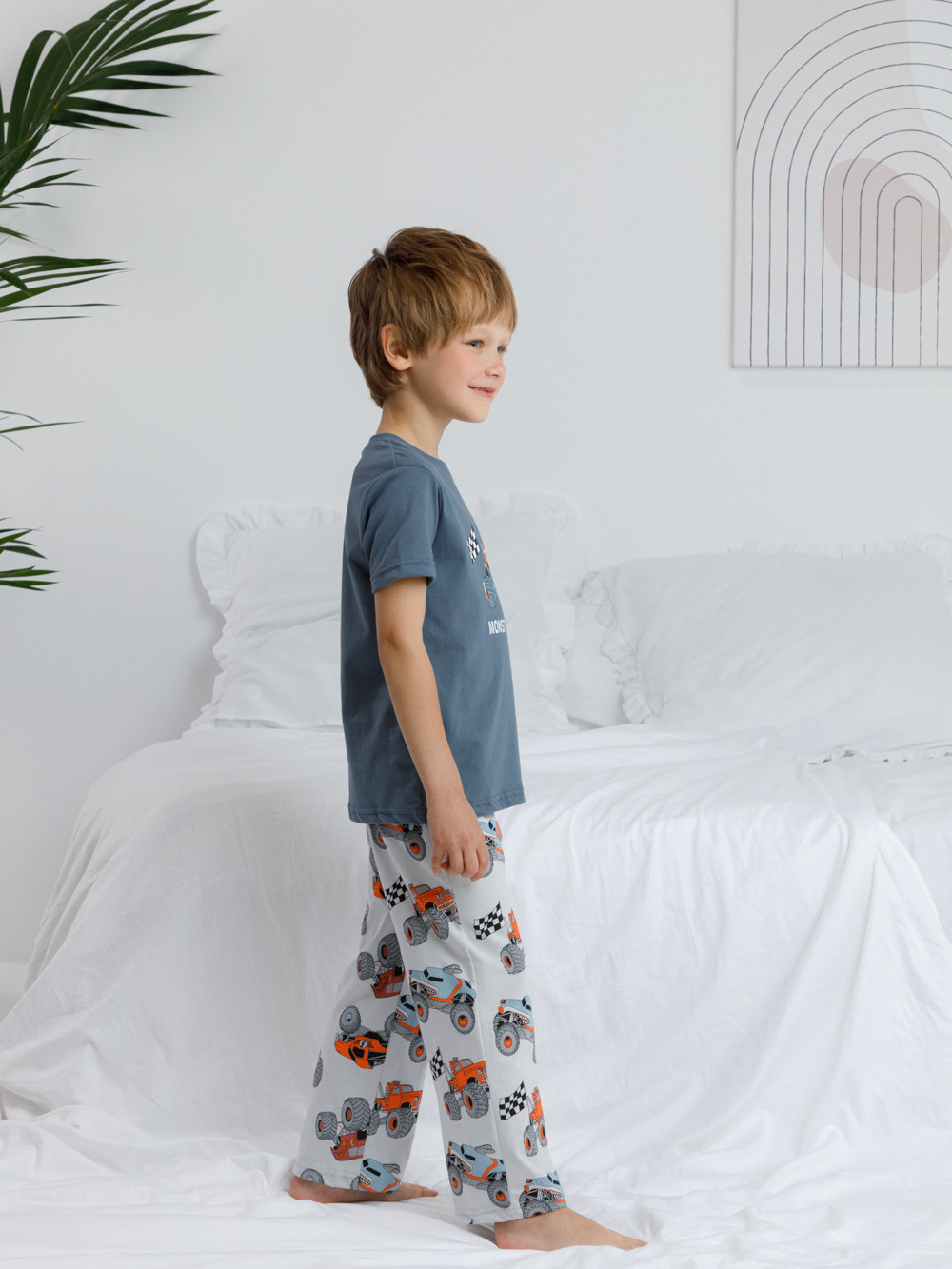 Пижама для мальчика, артикул: К 1599, цвет: синий, фото 3