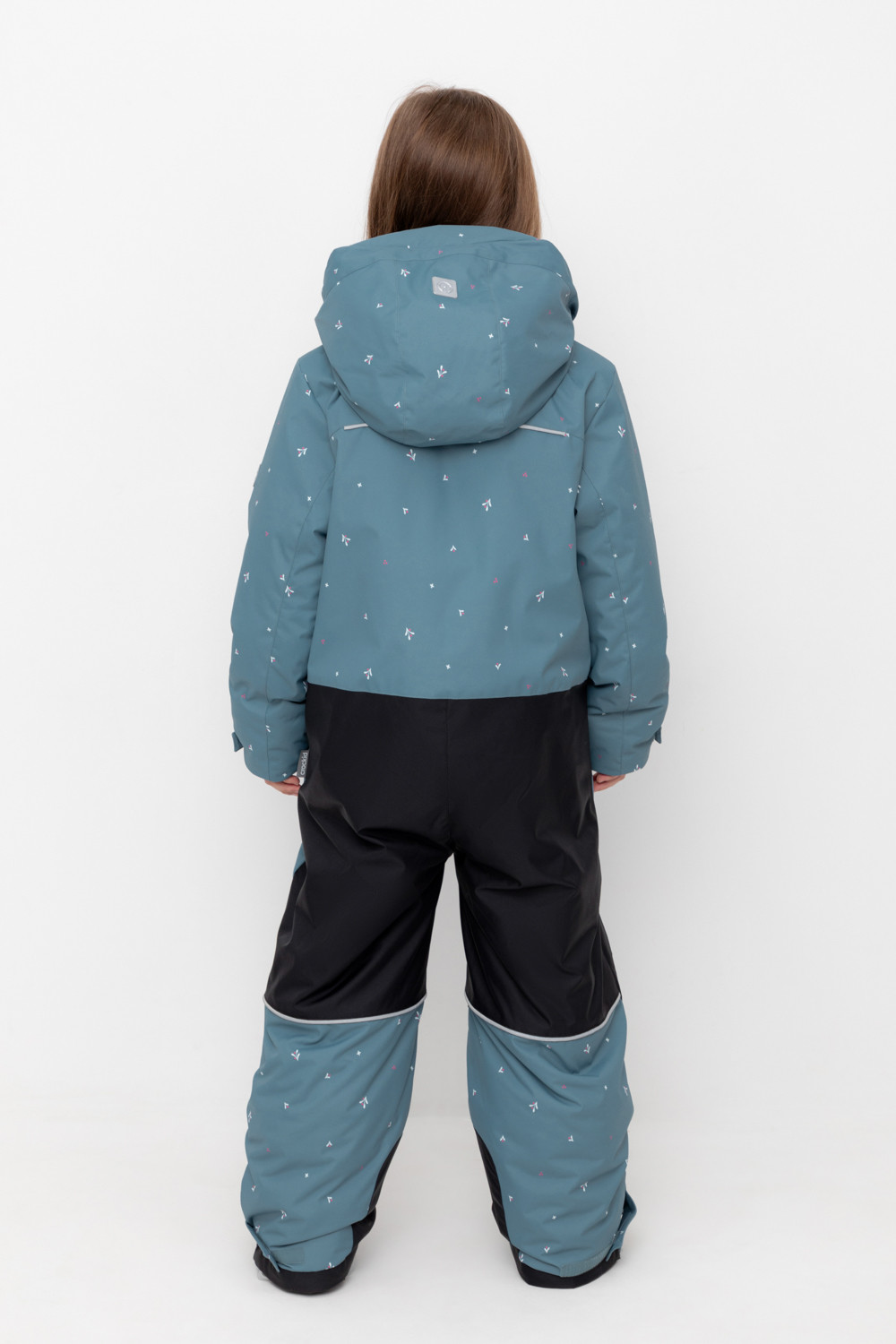 Комбинезоны утепленные для девочки, артикул: ВК 60123/н/1 ГР (92-122), цвет: зеленый, фото 4