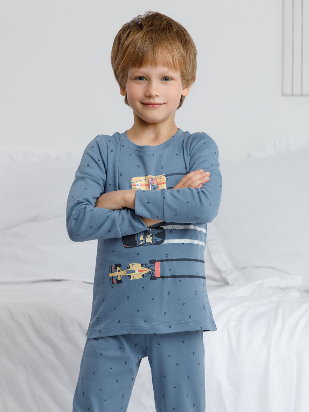 Пижама для мальчика, артикул: К 1621, цвет: синий, фото 4