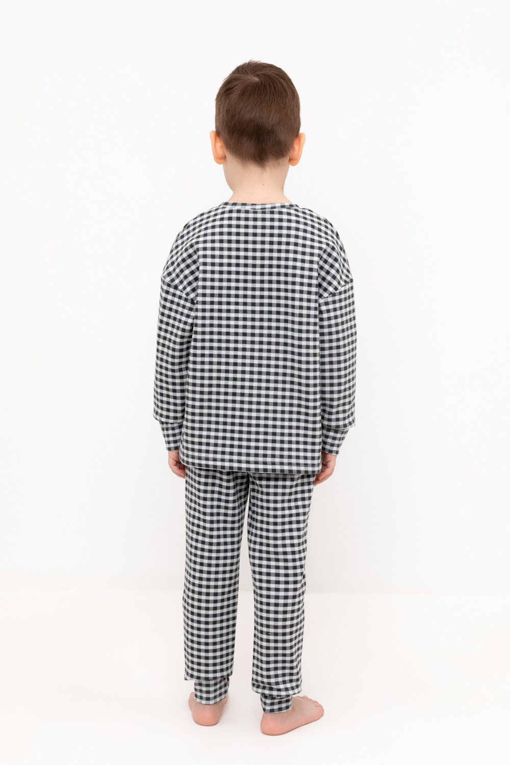 Пижама для мальчика, артикул: К 1581, цвет: светло-серый5, фото 4