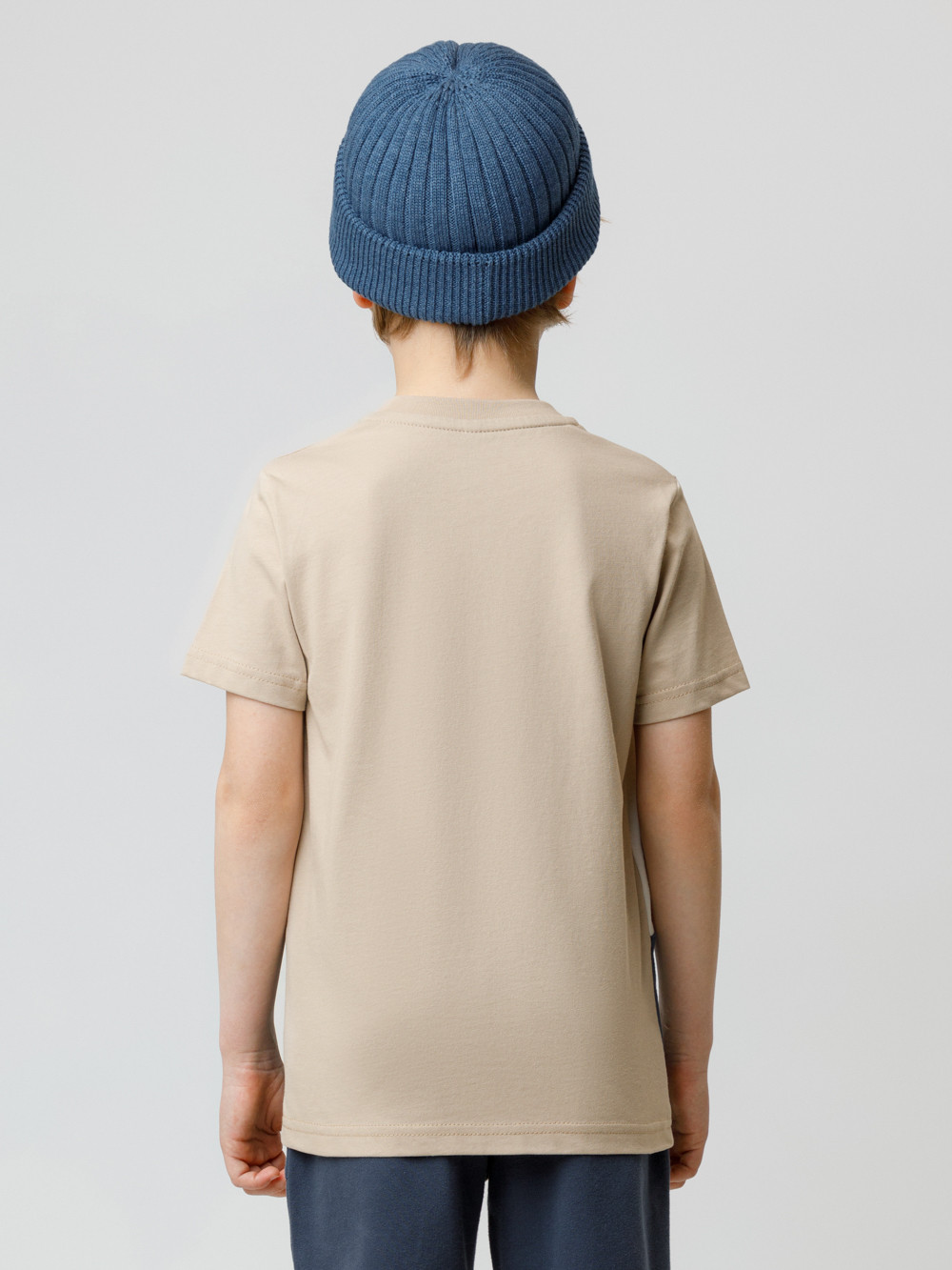 Футболка для мальчика, артикул: КР 302171, цвет: бежевый, фото 4