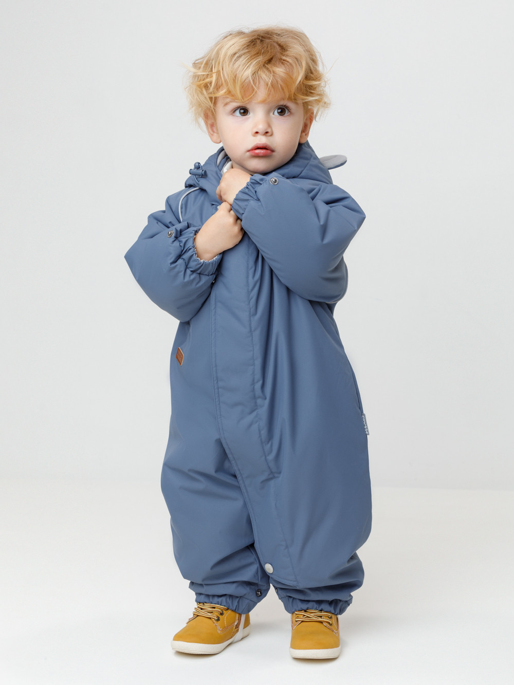 Комбинезоны утепленные для мальчика, артикул: ВК 60118/5 ГР, цвет: синий, фото 3