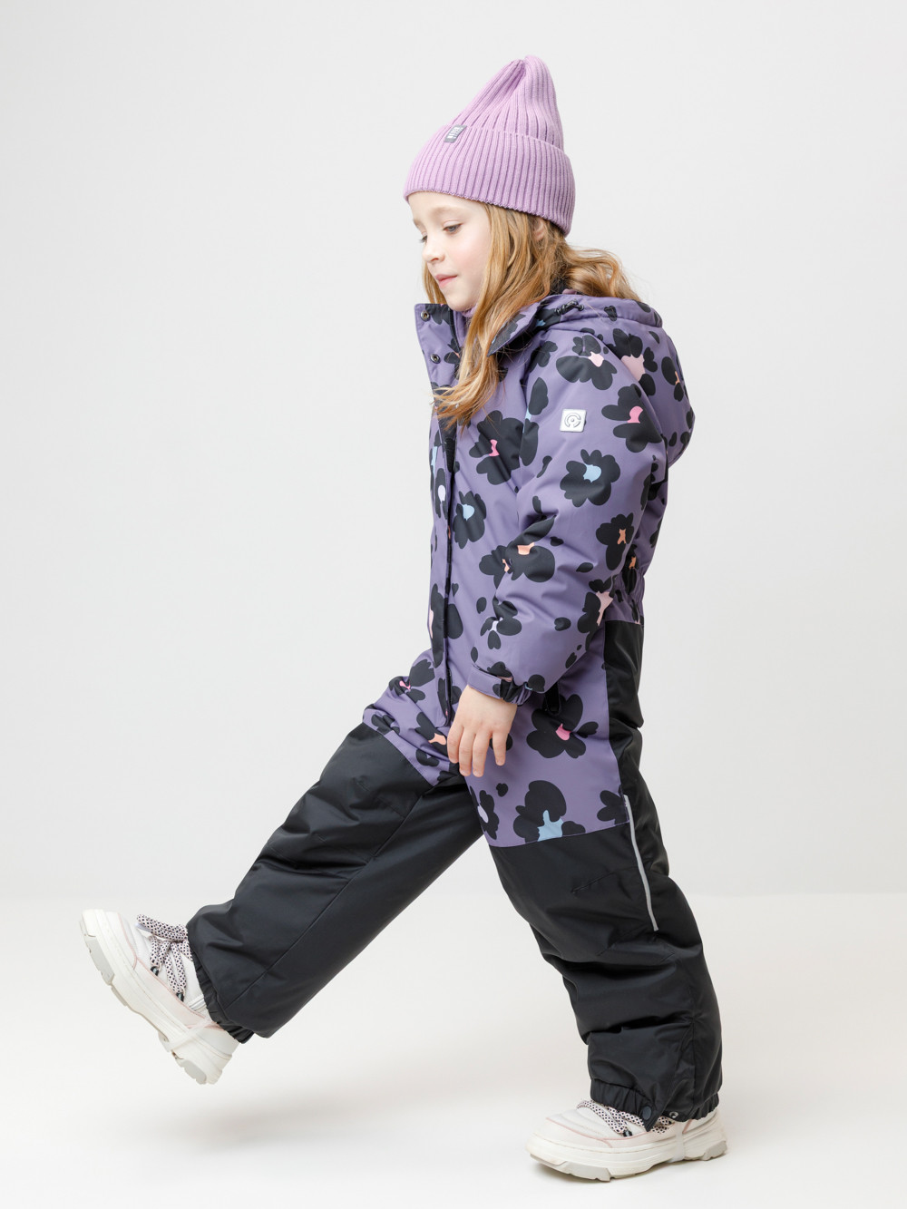 Комбинезоны утепленные для девочки, артикул: ВК 60127/н/1 УЗГ, цвет: фиолетовый, фото 4