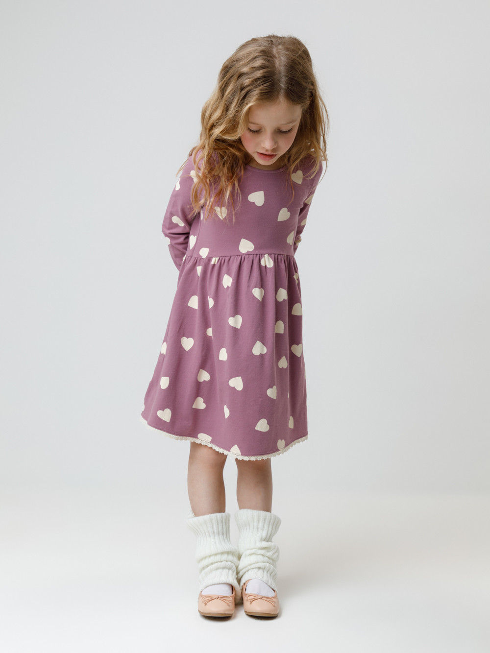 Платье для девочки, артикул: КР 5836, цвет: бордовый, фото 4