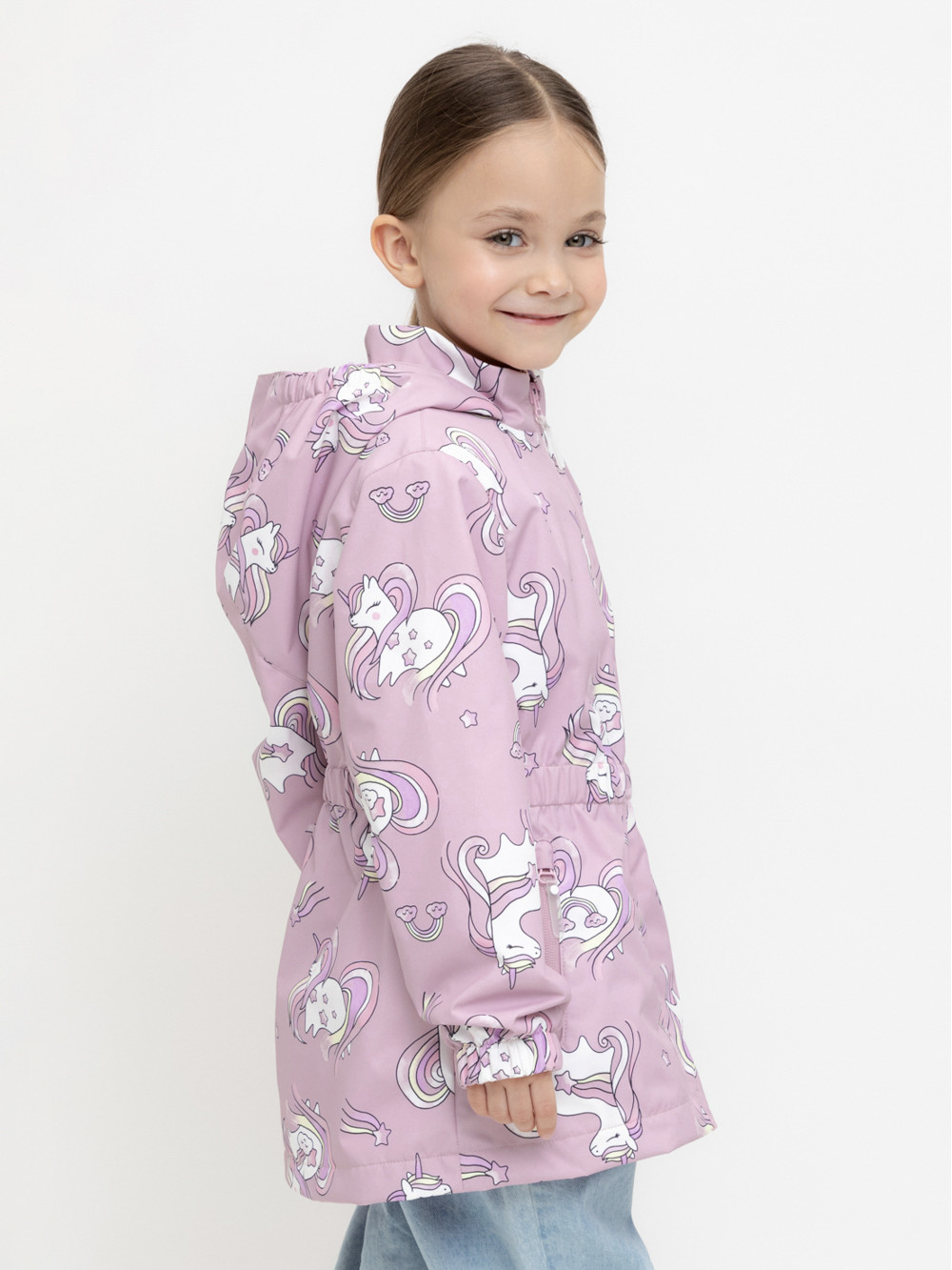 Куртка для девочки, артикул: ВК 32118/н/5 УЗГ, цвет: розовый, фото 4