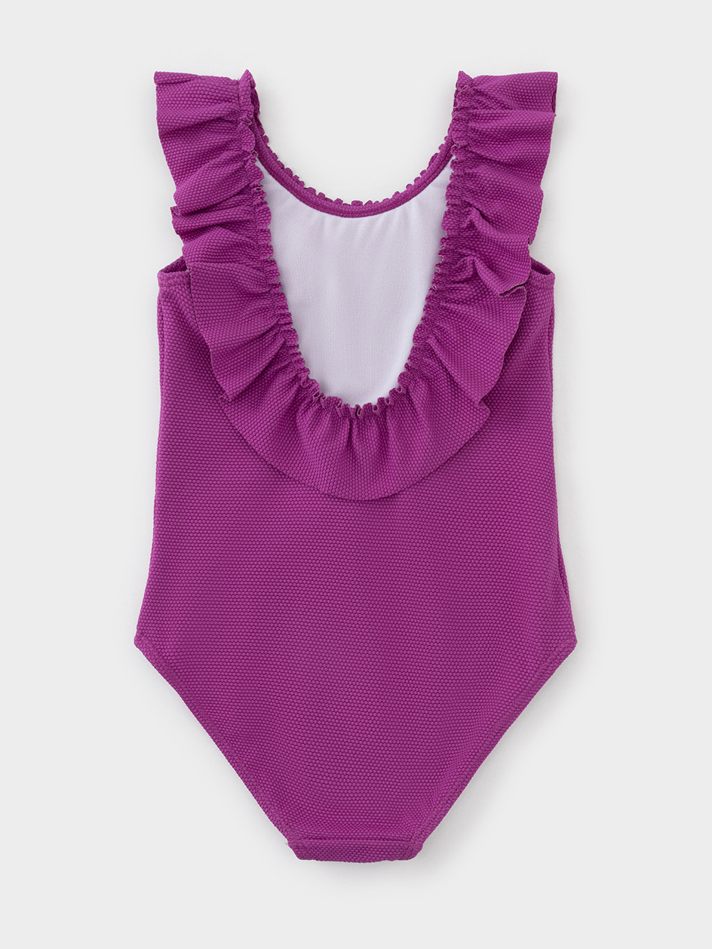 Купальник для девочки, артикул: ТК 16028/2 ФВ, цвет: бордовый, фото 4