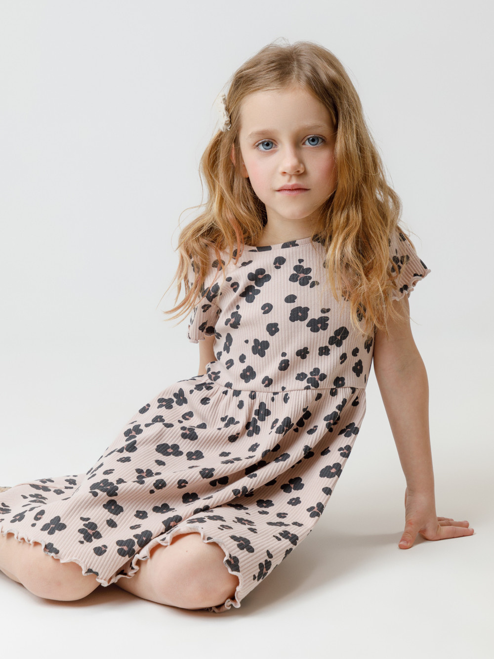 Платье для девочки, артикул: КР 5954, цвет: бежевый, фото 4