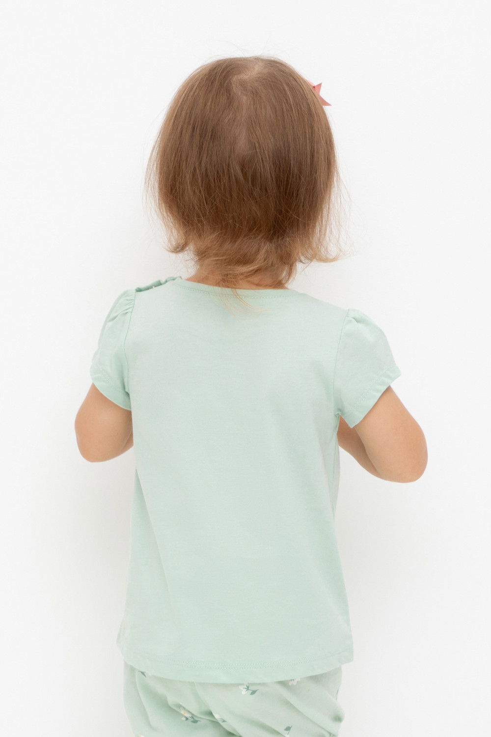 Футболка для девочки, артикул: КР 302702, цвет: зеленый, фото 4