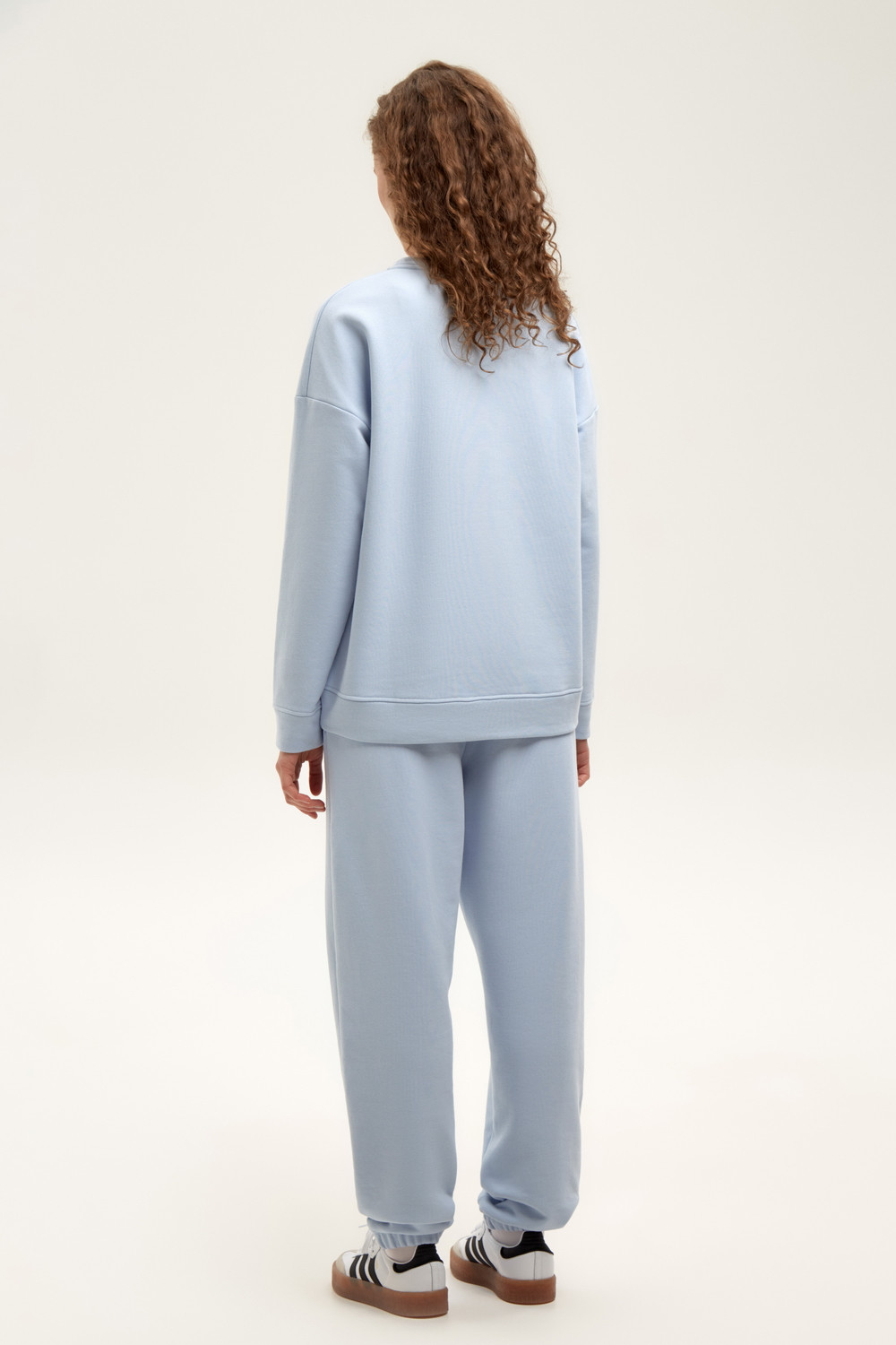 Брюки женские для мам, артикул: ЕВТ 4097, цвет: голубой, фото 4