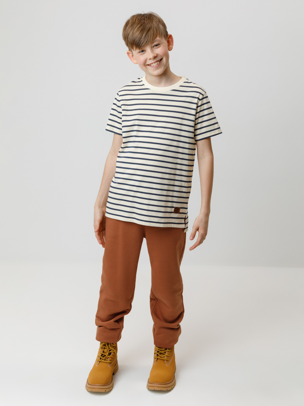 Футболка для мальчика, артикул: КР 302216, цвет: сахар, фото 4