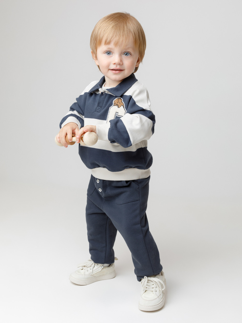 Брюки для мальчика, артикул: КР 400881, цвет: темно-синий, фото 4