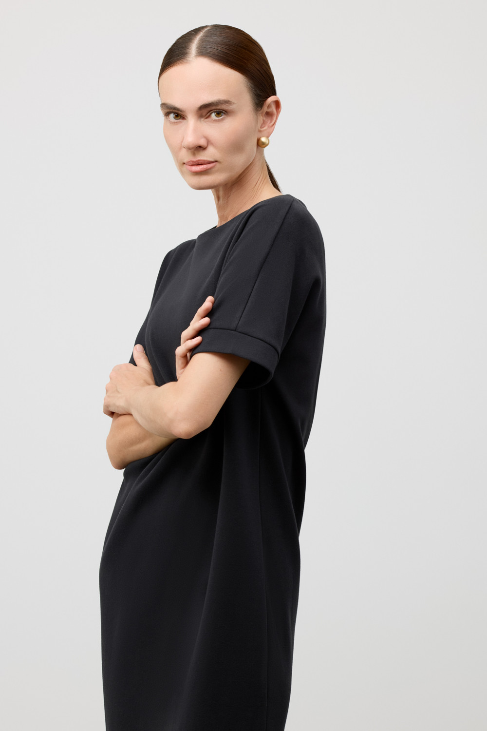 Платья женские для мам, артикул: ЕВТ 5091, цвет: черный, фото 4