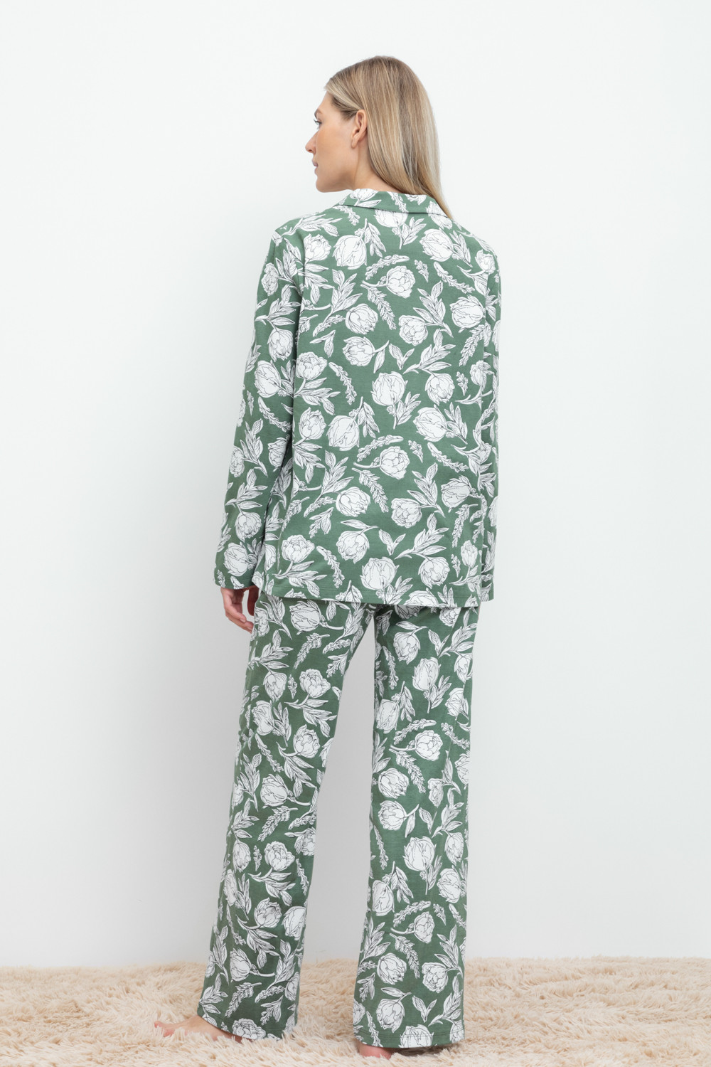 Комплекты для дома для мам, артикул: Е 20124, цвет: зеленый, фото 4