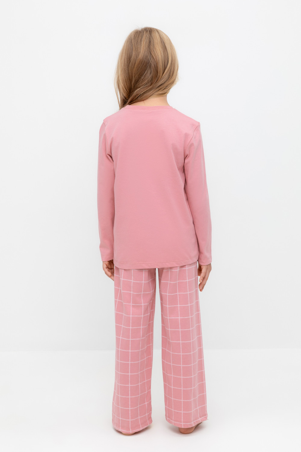 Пижама для девочки, артикул: К 1623, цвет: розовый, фото 4