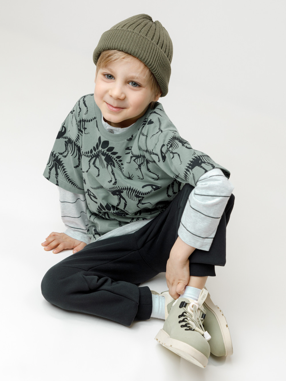 Брюки для мальчика, артикул: КР 400603, цвет: черный3, фото 4