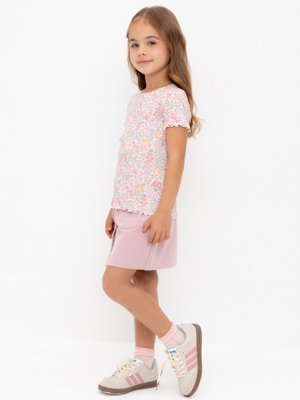 Юбка для девочки, артикул: КР 7146, цвет: розовый, фото 4