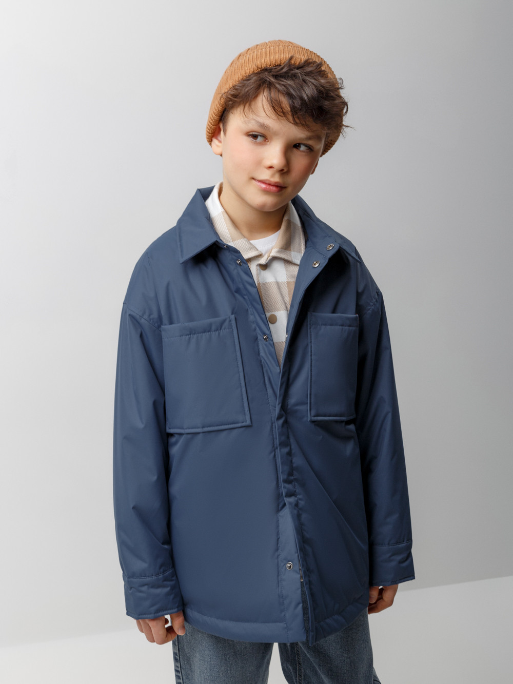 Куртки для мальчика, артикул: ВК 30151/3 ГР, цвет: синий, фото 4