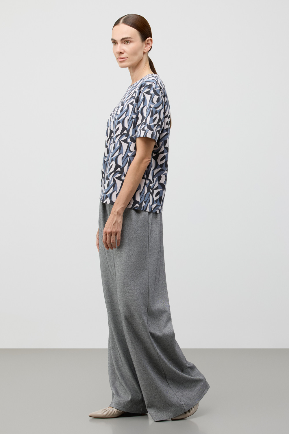 Футболки женские для мам, артикул: ЕВТ 3216, цвет: светло-серый5, фото 4