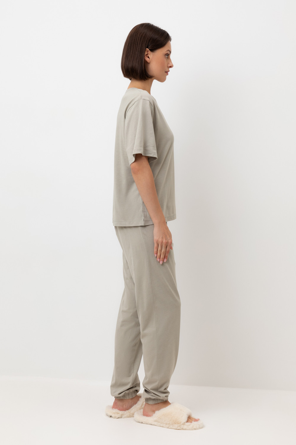 Комплекты для дома для мам, артикул: Е 20151, цвет: хаки, фото 4