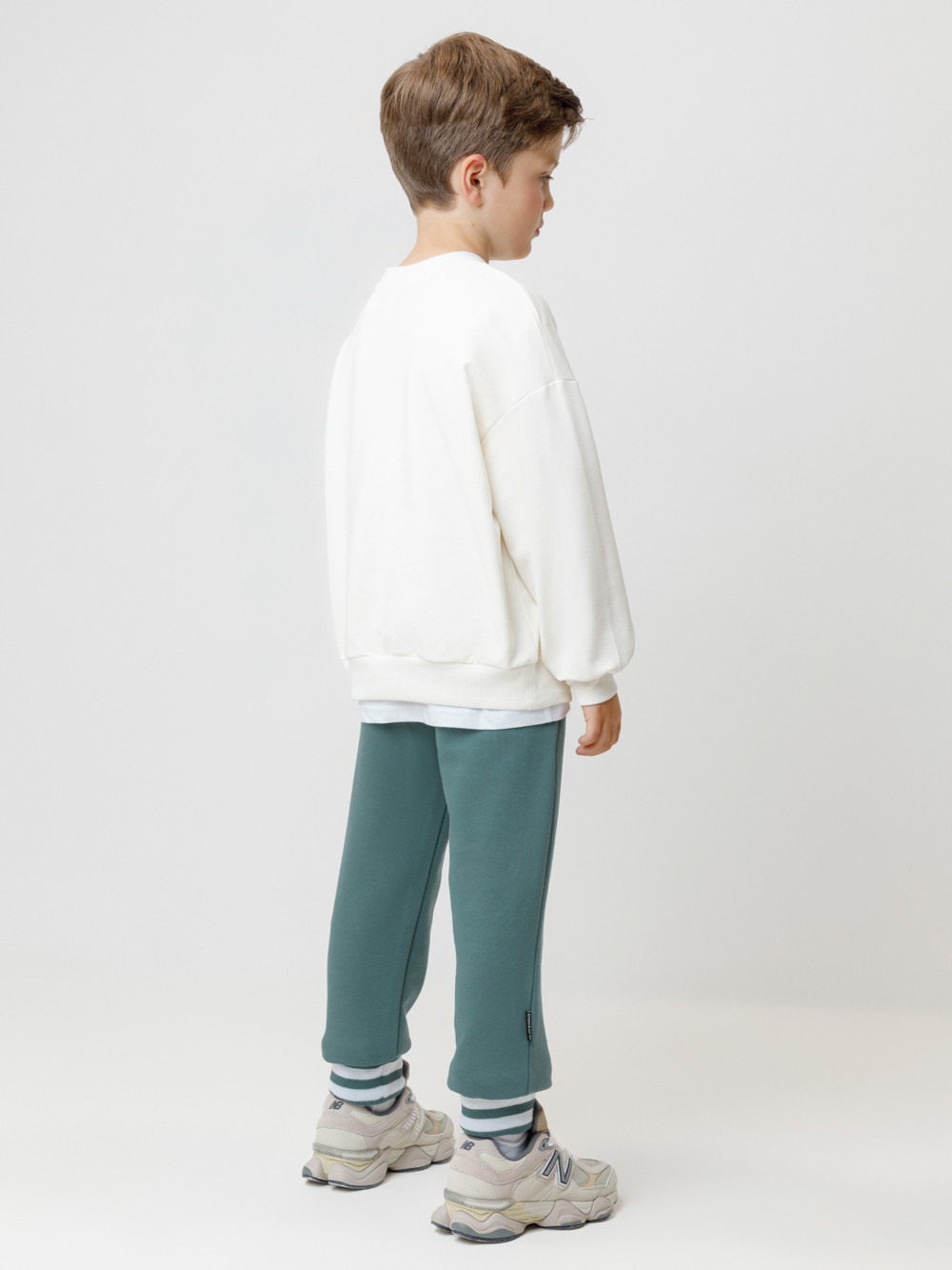 Брюки для мальчика, артикул: КР 400784, цвет: зеленый, фото 4