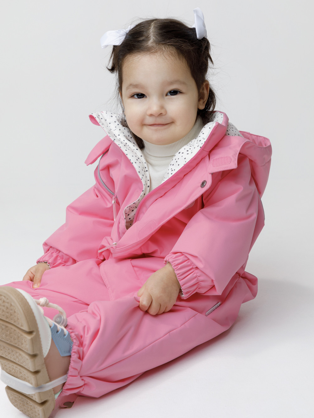 Комбинезоны утепленные для девочки, артикул: ВК 60086/14 Ал, цвет: розовый, фото 4