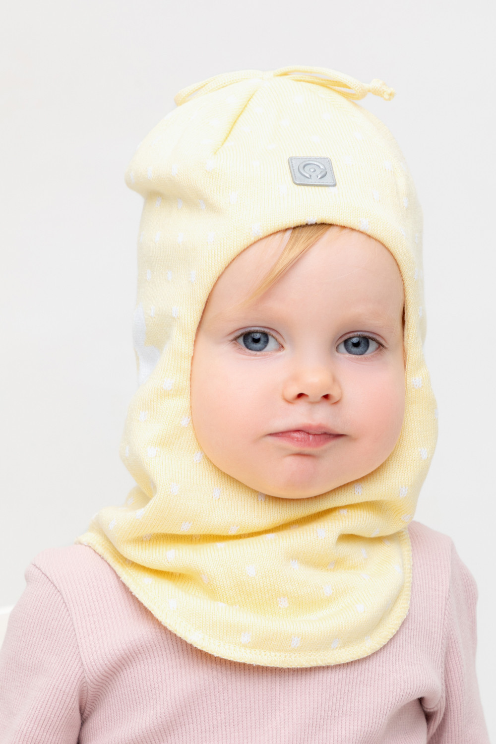 Шапка для девочки, артикул: КВ 20370, цвет: желтый, фото 4