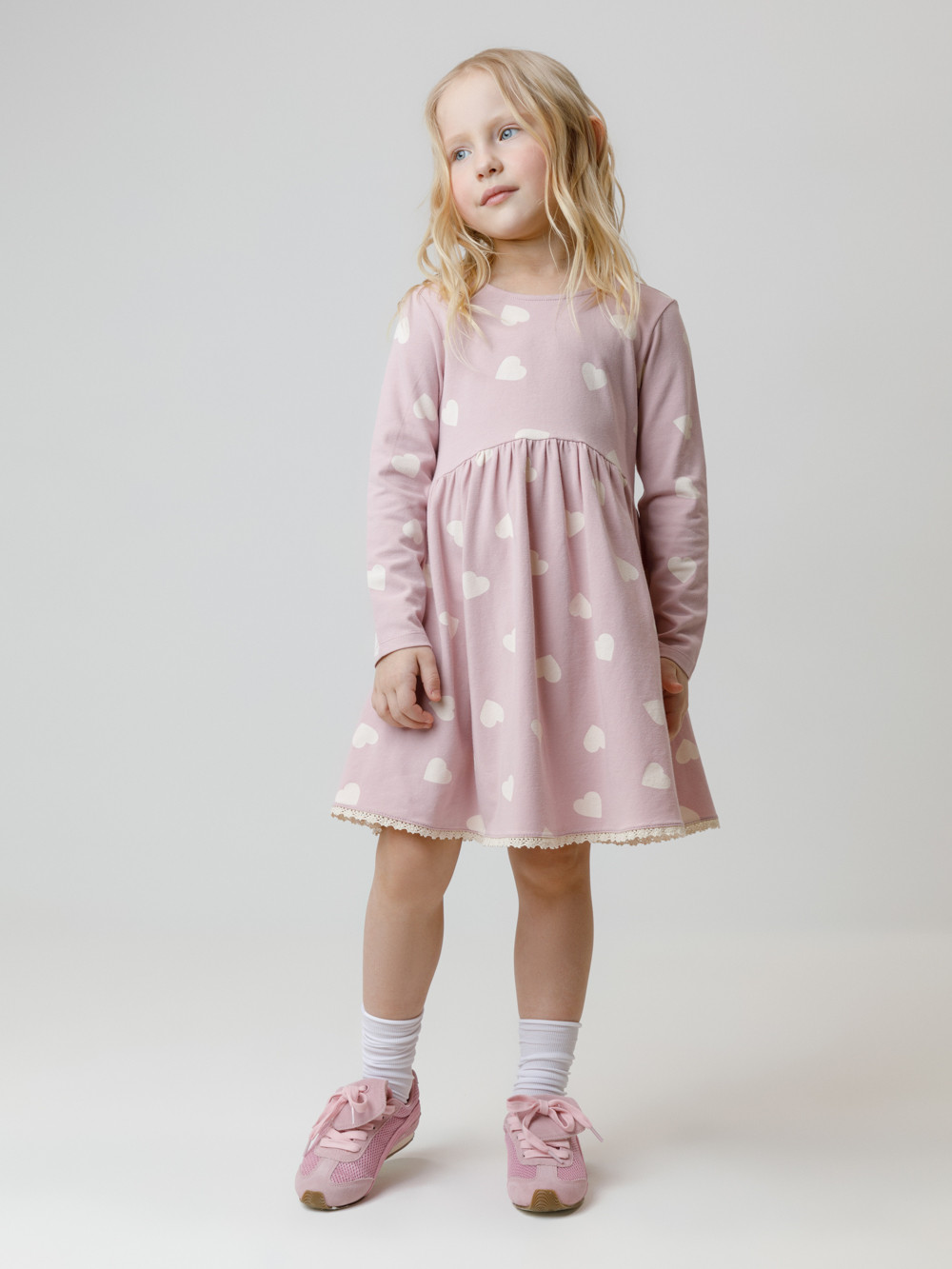 Платье для девочки, артикул: КР 5836, цвет: розовый, фото 4