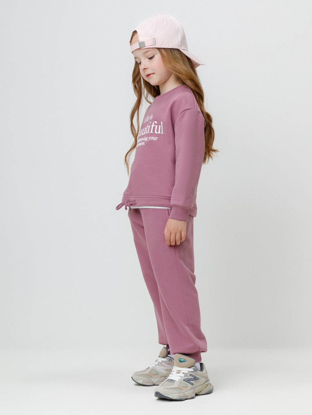 Брюки для девочки, артикул: КР 400850, цвет: бордовый, фото 4