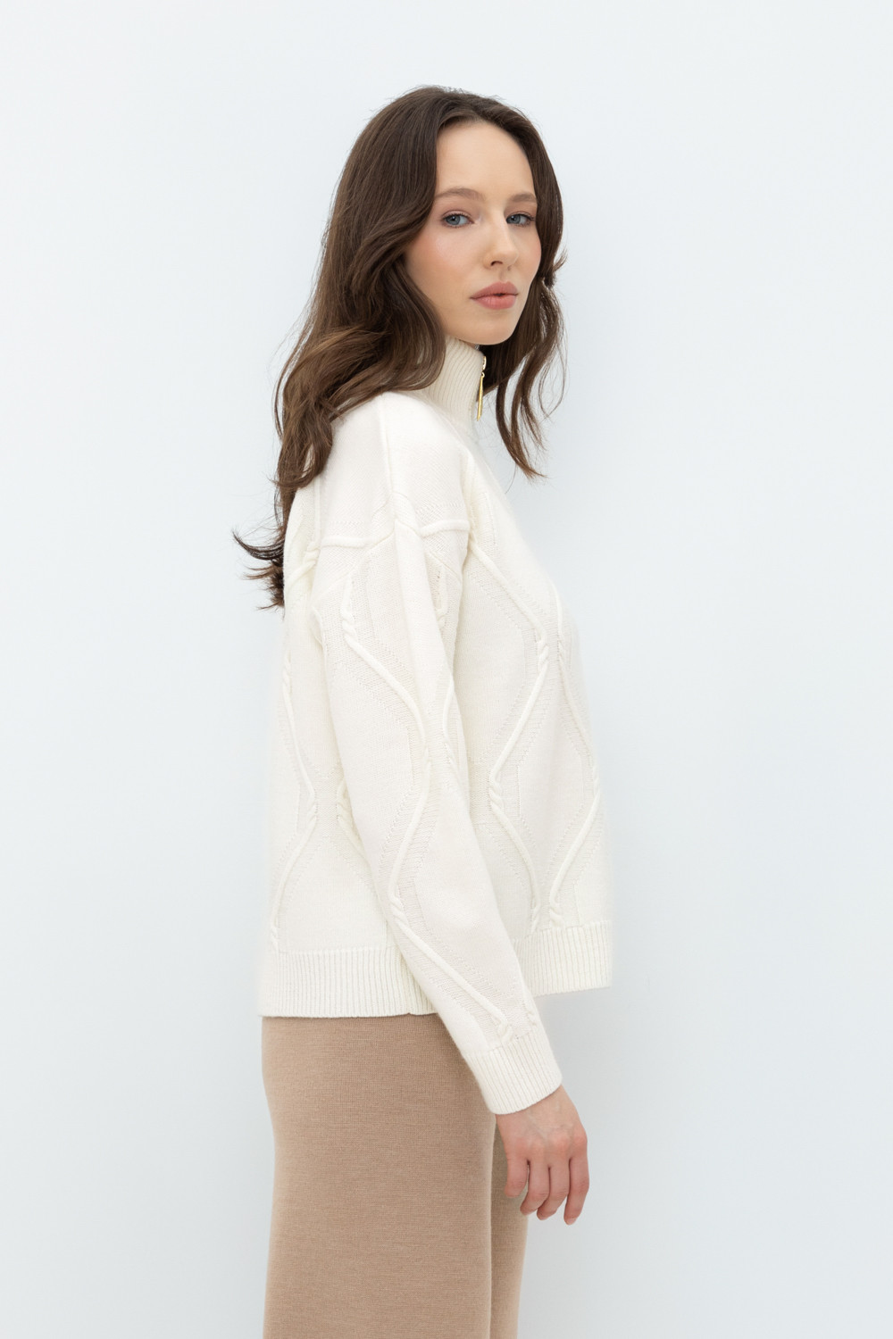 Жакеты, куртки женские для мам, артикул: ЕВ 30183/ш, цвет: бежевый, фото 4