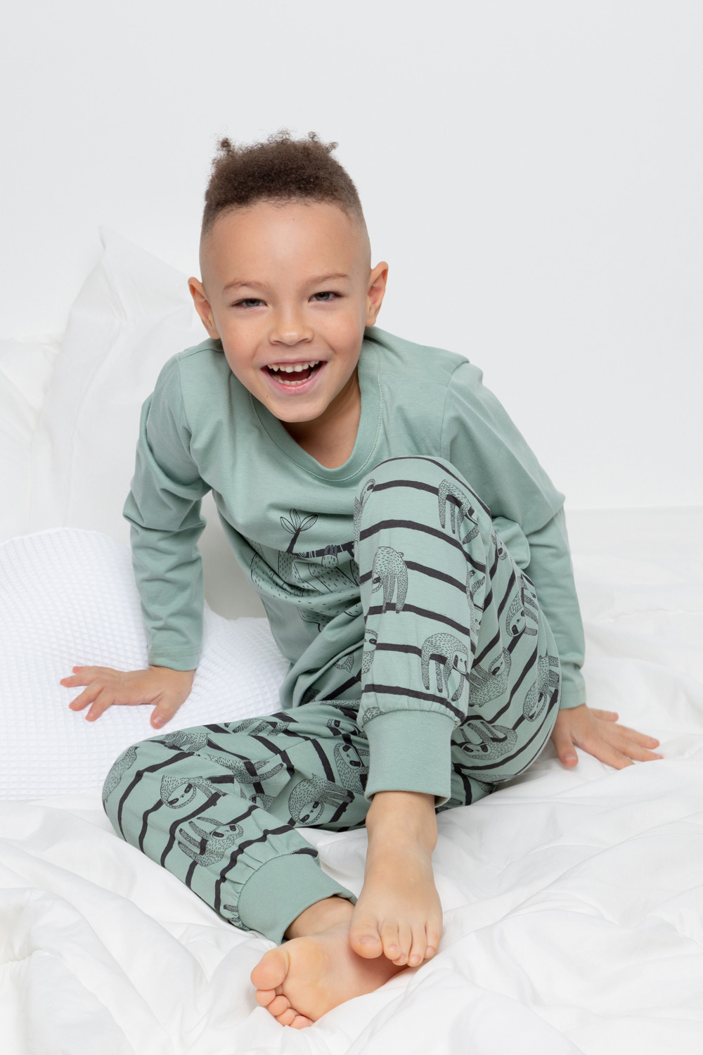 Пижама для мальчика, артикул: К 1606, цвет: минт, фото 4