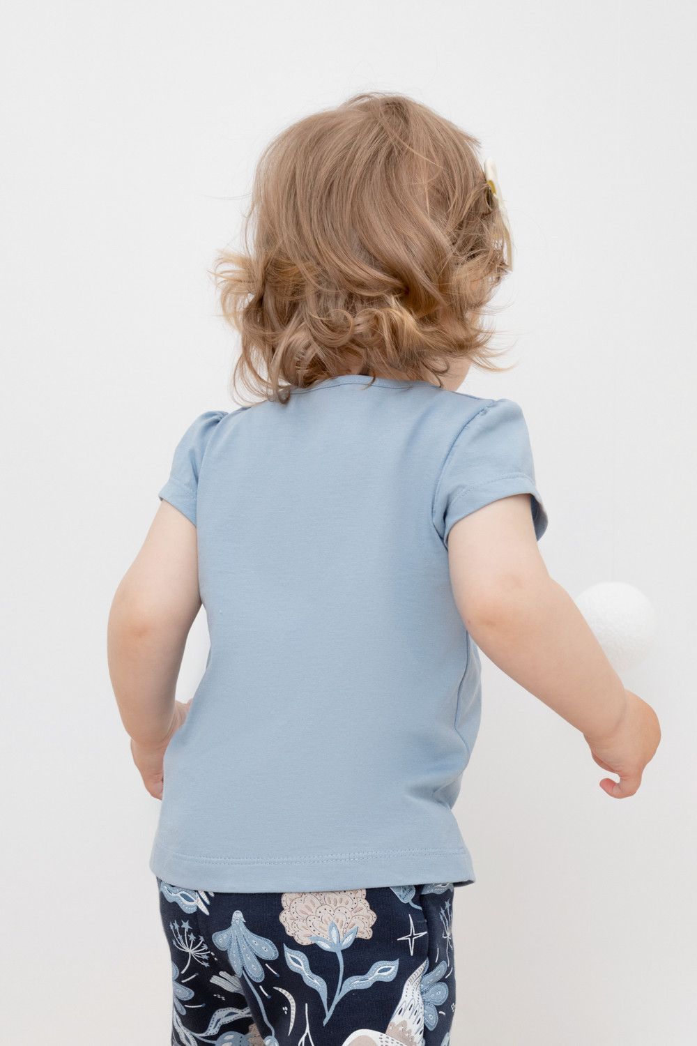 Футболка для девочки, артикул: КР 302219, цвет: синий, фото 4