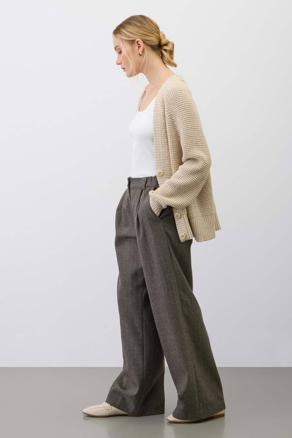 Жакеты, куртки женские для мам, артикул: ЕВ 30255/ш, цвет: бежевый, фото 4