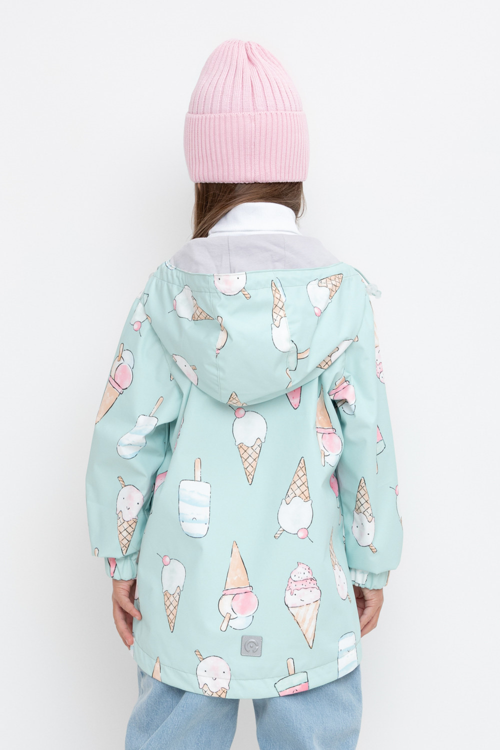 Куртка для девочки, артикул: ВК 32144/н/6 Ал, цвет: голубой, фото 4