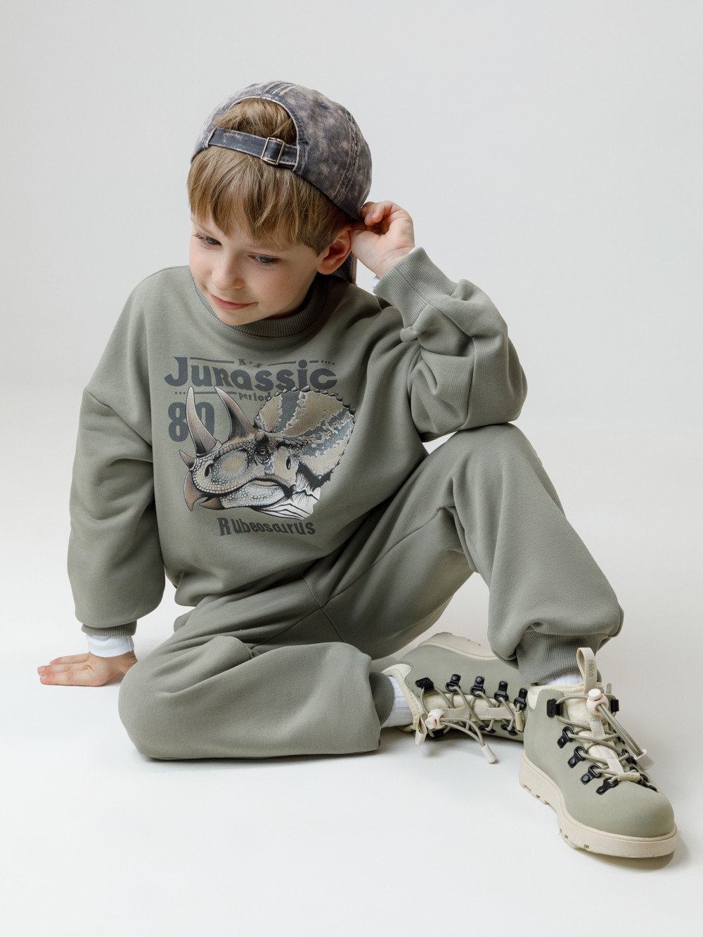 Брюки для мальчика, артикул: КР 400857, цвет: хаки, фото 4