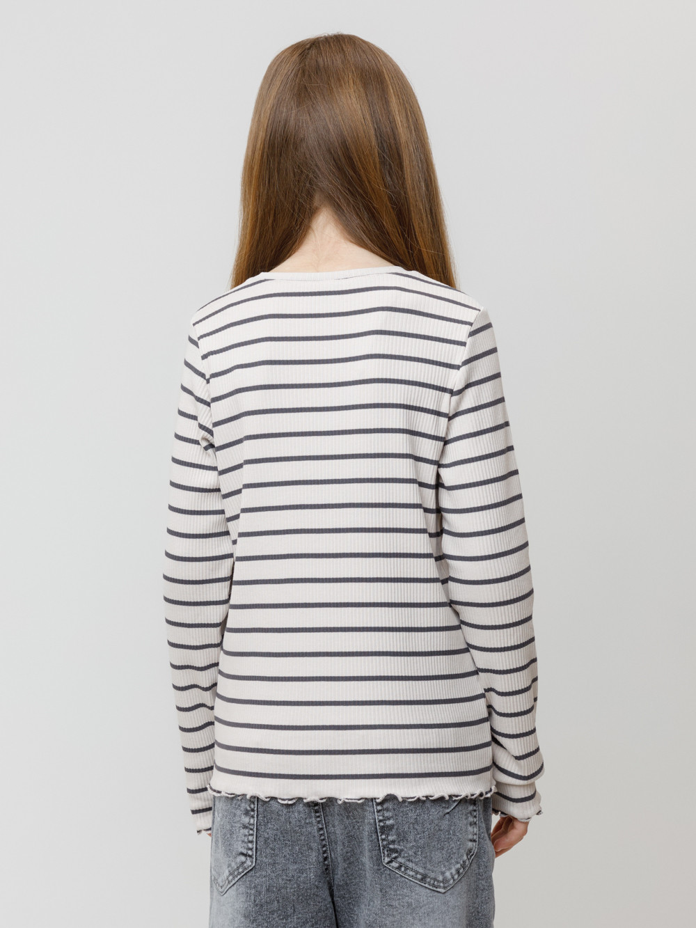 Лонгсливы для девочки, артикул: КР 302820, цвет: сахар, фото 4