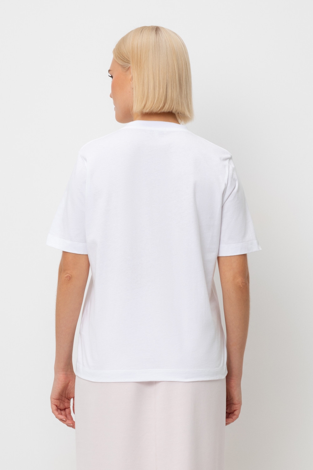 Футболки женские для мам, артикул: ЕВТ 3311, цвет: белый, фото 4