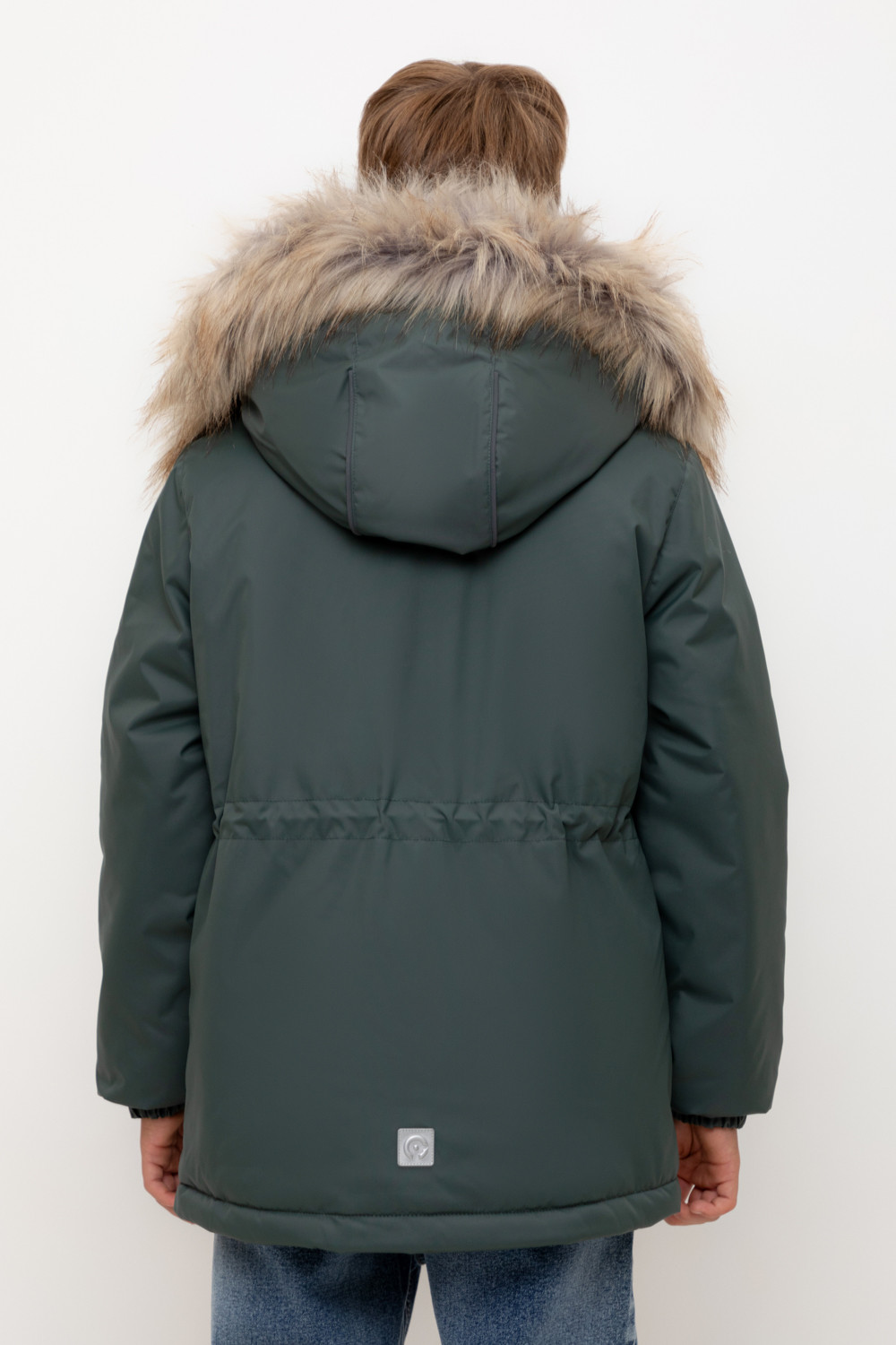 Пальто, плащи для мальчика, артикул: ВК 36096/8 УЗГ (122-158), цвет: зеленый, фото 4