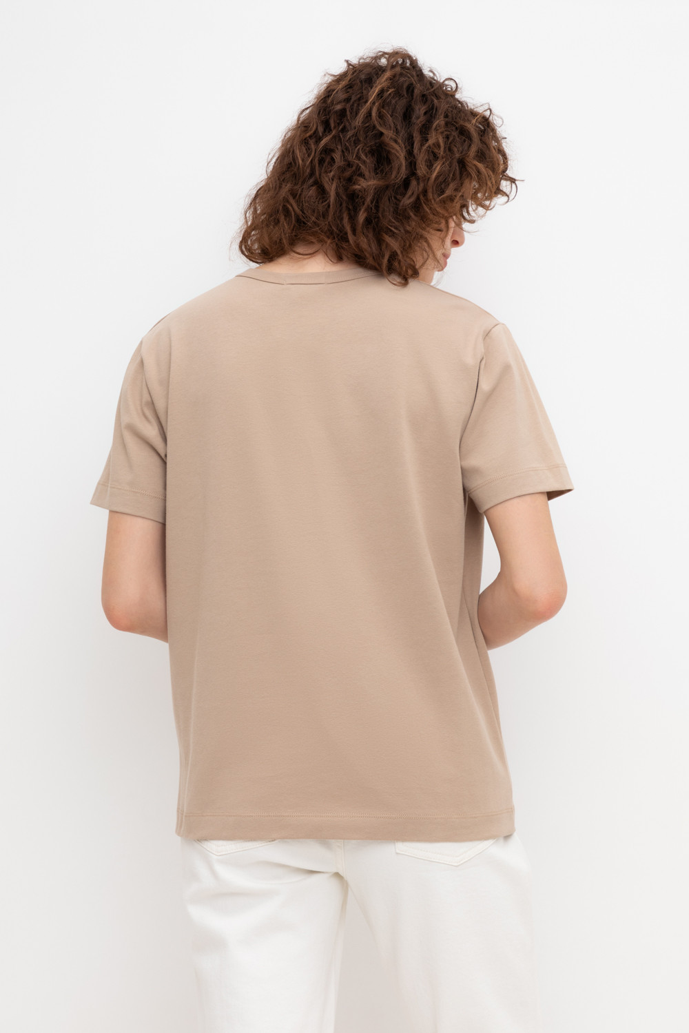 Футболки женские для мам, артикул: ЕВТ 3238/24, цвет: бежевый, фото 4