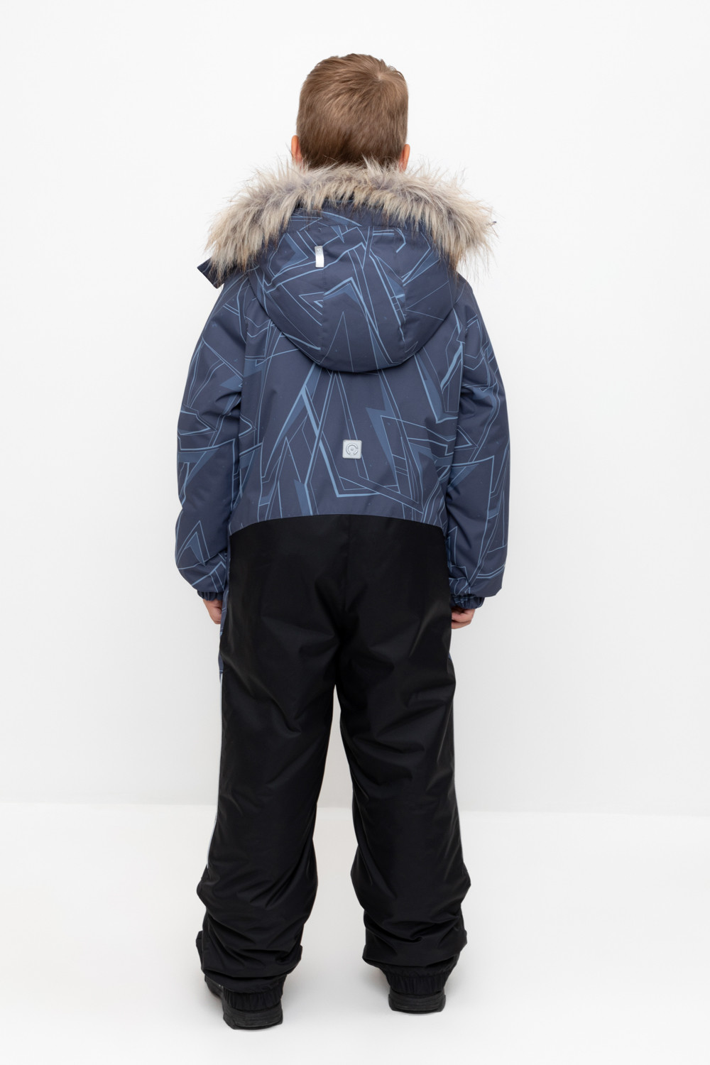 Комбинезоны утепленные для мальчика, артикул: ВК 60120/н/11 ГР, цвет: темно-синий, фото 4