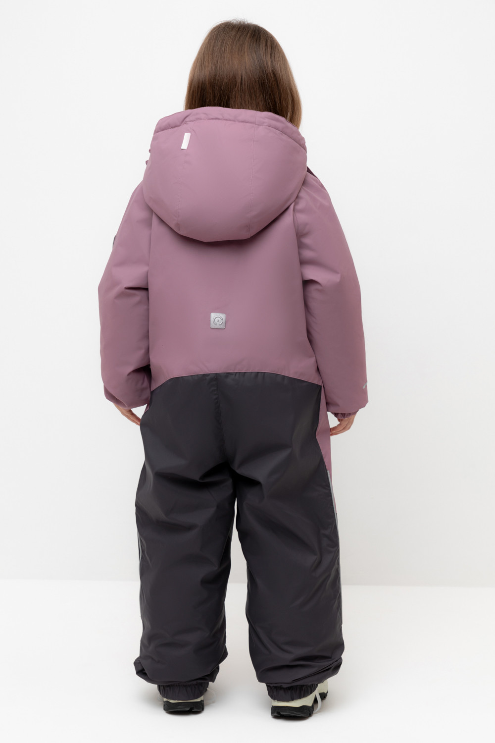 Комбинезоны утепленные для девочки, артикул: ВК 60122/1 ГР, цвет: фиолетовый, фото 4